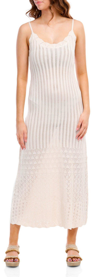 Thumbnail 2: Madden Girl Madden Girl Juniors Sleeveless Crochet Midi Dress 