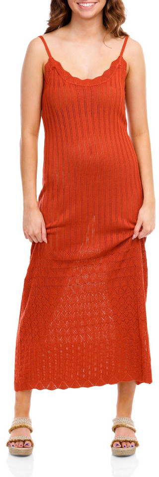 Thumbnail 1: Madden Girl Madden Girl Juniors Sleeveless Crochet Midi Dress 