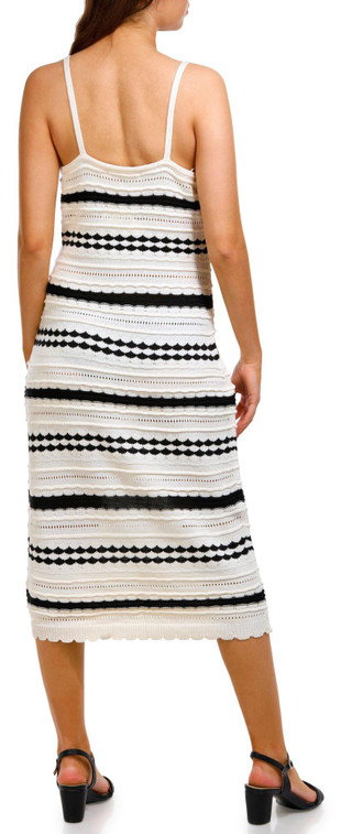 Thumbnail 2: Madden Girl Madden Girl Juniors Striped Crochet Midi Dress 