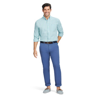 Thumbnail 4: IZOD IZOD Men's Long Sleeve Plaid Button Down Shirt 