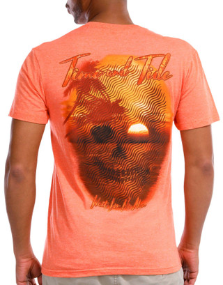 Thumbnail 3: REEL LEGENDS Reel Legends Mens Short Sleeve Time and Tides Graphic Tee 