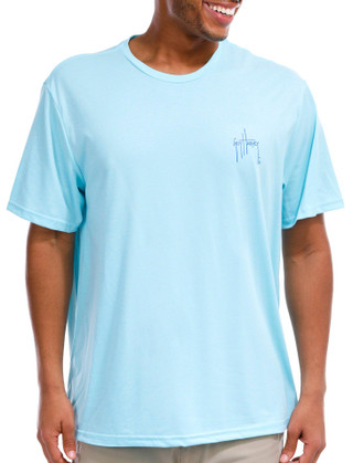 Thumbnail 2: Guy Harvey Guy Harvey Mens Graphic Performance Short Sleeve Tee 