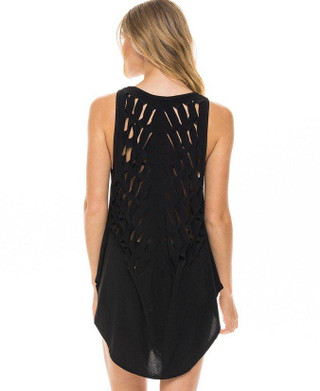 Thumbnail 3: Jordan Taylor Jordan Taylor Womens Cut Out Swim Cover Up 
