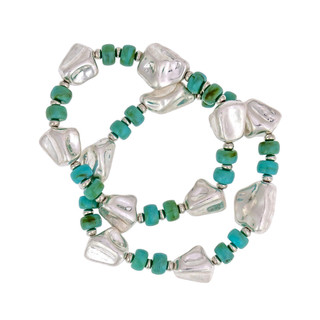 Thumbnail 1: Bay Studio Bay Studio 2 Row Beaded Stretch Bracelet 