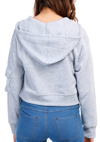 Thumbnail 2: Jolie & Joy Jolie & Joy Juniors Cropped Cargo Zip Up Jacket 