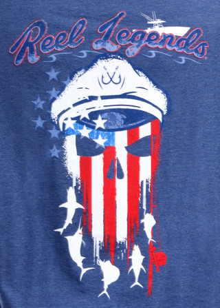 Thumbnail 2: REEL LEGENDS Reel Legends Mens Short Sleeve Graphic Tee 