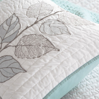 Thumbnail 13: Madison Park Madison Park Caelie Blue 6-pc. Coverlet Set 