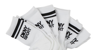 Thumbnail 3: DKNY DKNY Womens 6 Pk. Low Crew Cut Cushioned Socks 