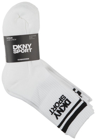 Thumbnail 1: DKNY DKNY Womens 6 Pk. Low Crew Cut Cushioned Socks 