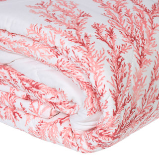 Thumbnail 19: Tommy Bahama Tommy Bahama 3 Pc Reversible Coral Garden Quilt Set 