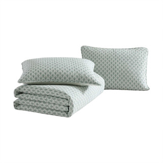 Thumbnail 6: Tommy Bahama Tommy Bahama Reversible Coastal Batik Quilt Set 