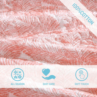 Thumbnail 29: Tommy Bahama Distressed Water Leaves Reversible Quilt Set 