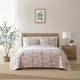 Thumbnail 1: Tommy Bahama Ikat Tropics Reversible Quilt Set 