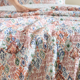 Thumbnail 10: Tommy Bahama Ikat Tropics Reversible Quilt Set 