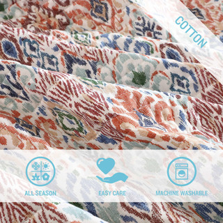 Thumbnail 9: Tommy Bahama Ikat Tropics Reversible Quilt Set 