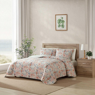 Thumbnail 2: Tommy Bahama Ikat Tropics Reversible Quilt Set 