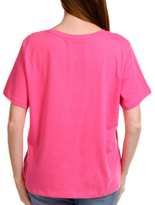 Thumbnail 2: Coral Bay Coral Bay Petite Embellished Short Sleeve Top 