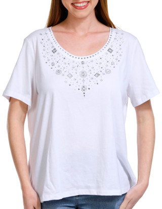 Thumbnail 1: Coral Bay Coral Bay Petite Luminous Bling Necklace Top 