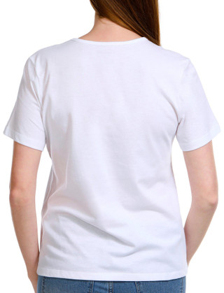Thumbnail 2: Coral Bay Coral Bay Petite Embellished Short Sleeve Top 