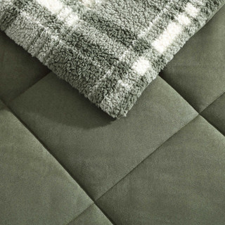 Thumbnail 22: Eddie Bauer Big Plaid Microfiber Comforter & Sham Set 
