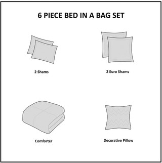 Thumbnail 20: Madison Park Madison Park Malia 6-pc. Comforter Set 