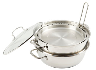 Thumbnail 3: Gibson Gibson 5 Pc Multi Steamer Set 
