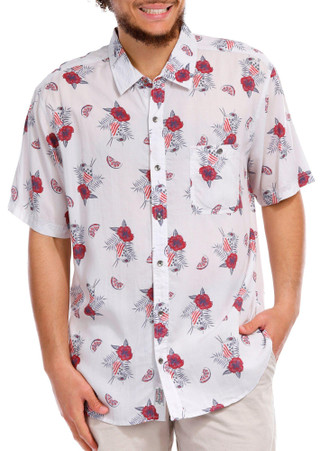 Thumbnail 3: FLAG AND ANTHEM Men's Lamington Cocktail Button Down Shirt 