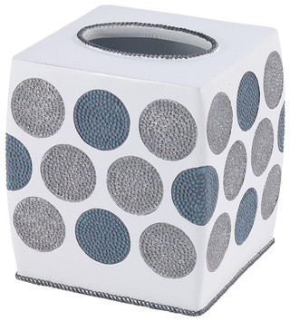 Thumbnail 1: Avanti Avanti Dotted Circles Tissue Box Cover 