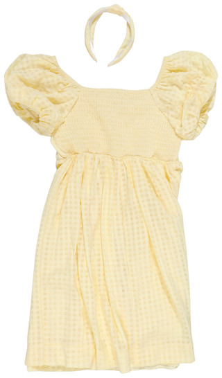 Thumbnail 2: Speechless Speechless Big Girls Puff Sleeve Dress With Headband 