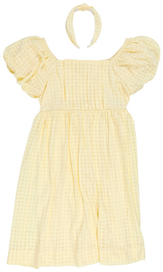 Thumbnail 1: Speechless Speechless Big Girls Puff Sleeve Dress With Headband 