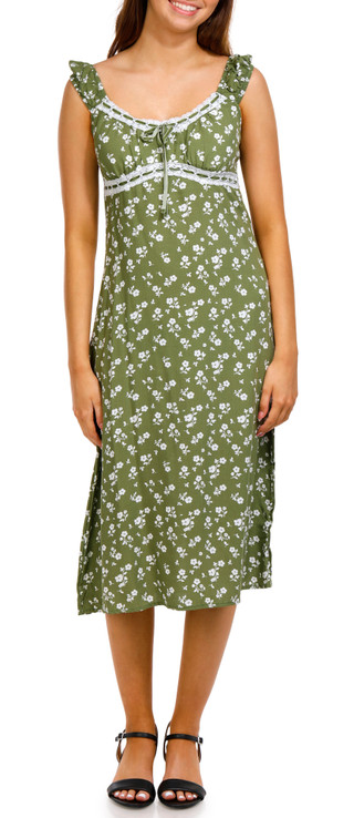 Thumbnail 1: Madden Girl Madden Girl Juniors Floral Midi Dress 