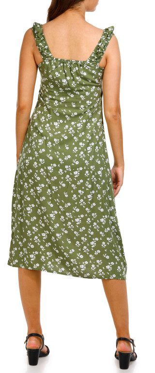 Thumbnail 2: Madden Girl Madden Girl Juniors Floral Midi Dress 