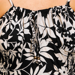 Thumbnail 4: Angie Angie Juniors Floral High Neck Maxi Dress 