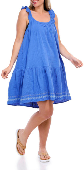 Thumbnail 1: Beach Lunch Lounge Beach Lunch Lounge Womens Sleeveless Tiered Midi Dress 