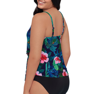 Thumbnail 3: Trimshaper Womens Ronnie Jungle Oasis Tankini Top 