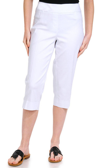 Thumbnail 1: ZAC AND RACHEL Zac & Rachel Petite Mid Rise Wide Crop Pull On Pants 