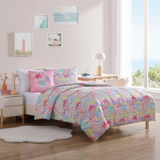 Thumbnail 3: Nautica Nautica Kids Sutton Palm Trees Comforter & Sham Set 