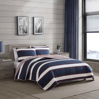 Thumbnail 4: Nautica Nautica Wesley Reversible Quilt & Sham Set 