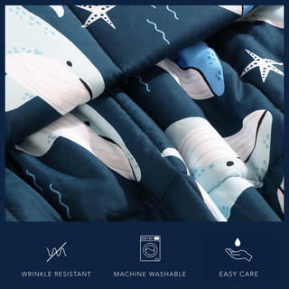 Thumbnail 28: Nautica Nautica Kids Finnian Whales Comforter Sham Set 