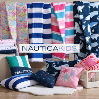 Thumbnail 14: Nautica Nautica Kids Cru Stripe Comforter Sham Set 