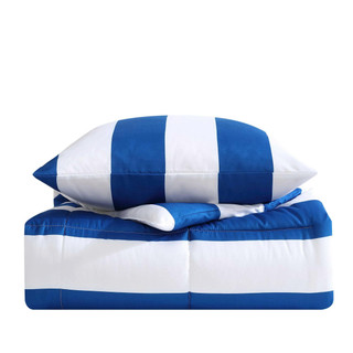 Thumbnail 24: Nautica Nautica Kids 3-Piece Huck Stripe Comforter & Sham Set 