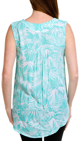 Thumbnail 2: Coral Bay Coral Bay Petite Button Front Detail Printed Top 