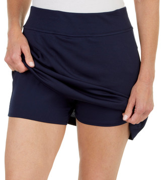 Thumbnail 2: Grand Slam Womens 16 in. Solid Airflux Tummy Control Golf Skort 