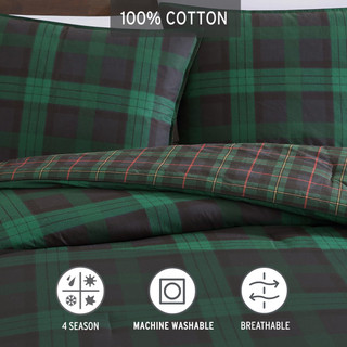 Thumbnail 27: Eddie Bauer Eddie Bauer Woodland Tartan Duvet Cover Set 