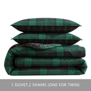 Thumbnail 20: Eddie Bauer Eddie Bauer Woodland Tartan Duvet Cover Set 