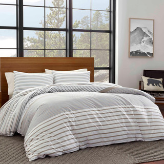 Thumbnail 2: Eddie Bauer Eddie Bauer Cooper Stripe Duvet Cover Set 