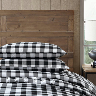 Thumbnail 2: Eddie Bauer Eddie Bauer Mountain Plaid Duvet Cover Set 