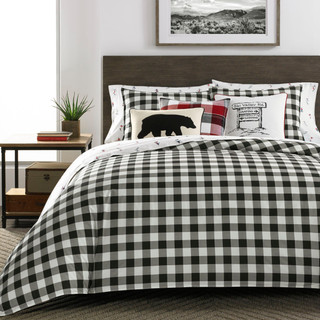 Thumbnail 38: Eddie Bauer Eddie Bauer Mountain Plaid Duvet Cover Set 