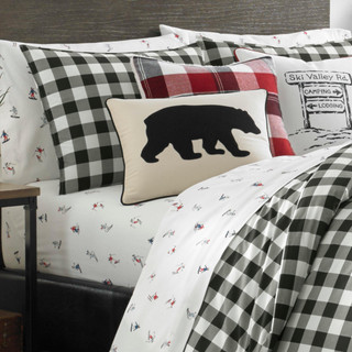 Thumbnail 12: Eddie Bauer Eddie Bauer Mountain Plaid Duvet Cover Set 