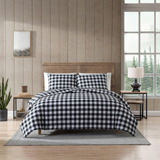 Thumbnail 6: Eddie Bauer Eddie Bauer Mountain Plaid Duvet Cover Set 